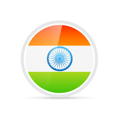 indian flag label