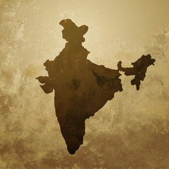 vector indian map