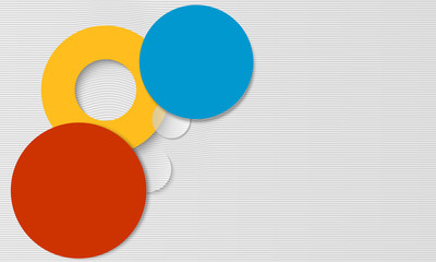 colored circular abstract background