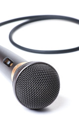 Microphone on a White Background