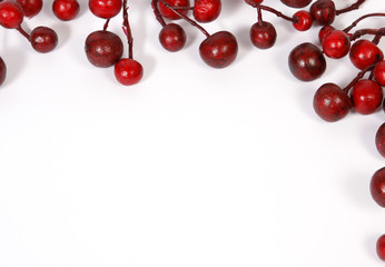 Christmas decoration from red berries