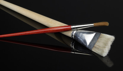 used paintbrushes