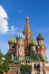 Foto op Canvas St. Basil Cathedral, Red Square, Moscow © anastasios71