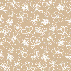 Fototapeta na wymiar seamless pattern with gift bow