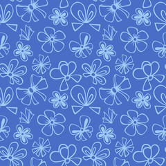 seamless pattern with gift bow