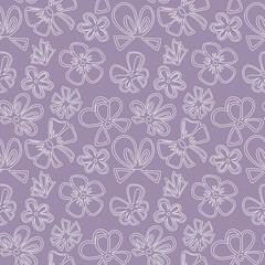 seamless pattern with gift bow