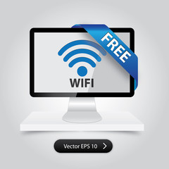 wlan free mit Monitor