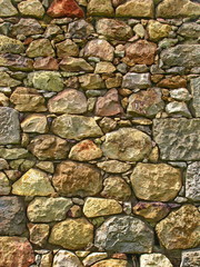 old stones wall