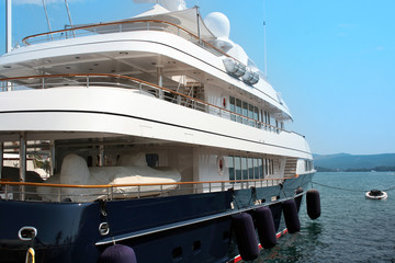 Naklejka premium Luxury yacht