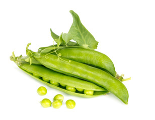 Fresh green peas