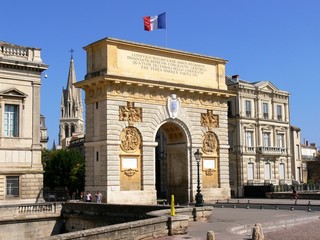 Fototapeta na wymiar Łuk triumfalny Ludwika XIV, Francja, Montpellier