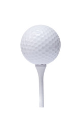Golf Ball isoliert auf weis