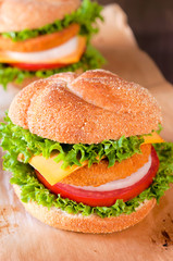 Fish burger