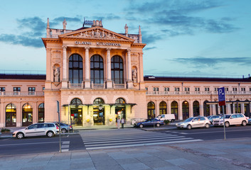 Fototapeta na wymiar Zagreb Dworzec Główny