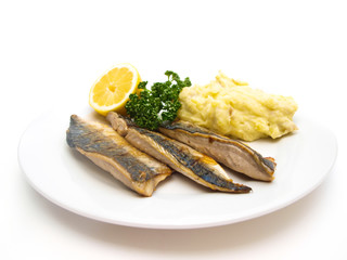 Fried mackerel