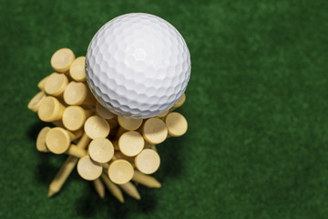 Golf Ball Tee bouquet