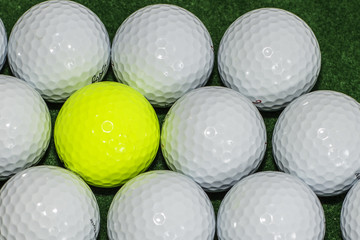 Golf Balls Close