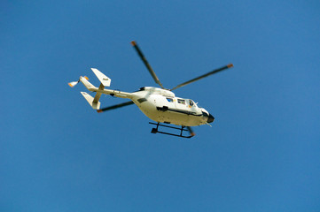 BK 117 air ambulance, Fonte Vetica, Gran Sasso, Italy