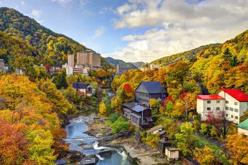 Fotobehang Jozankei, Japan in the Fall © SeanPavonePhoto