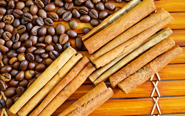 coffee and cinnamon