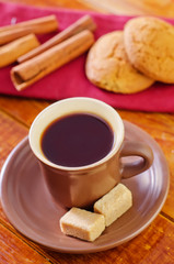 cookies with coffee