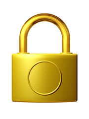 golden padlock