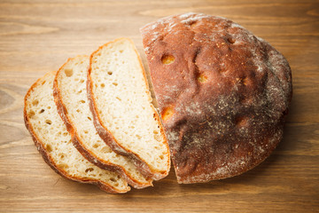 fresh sliced bread