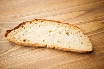 fresh slice of bread