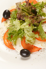 mozzarella and tomato