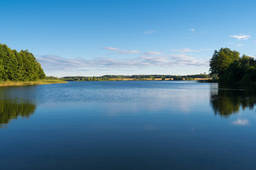 Lake in Lubichowo, Poland