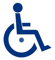 Personne handicapée en fauteuil roulant