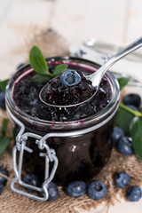 Portion of Jam on a Spoon