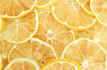 dried lemons, close up
