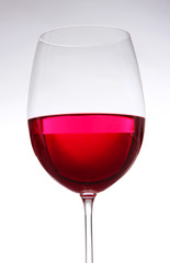 Glass of wine close-up