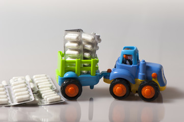 Capsules with medication