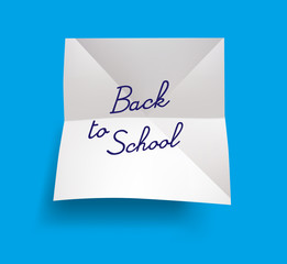 Back to school sticker