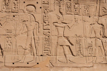Naklejka premium Temple of Karnak, Egypt - Exterior elements