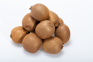 kiwi fruit isolated on white background