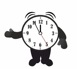 Alarm clock - cartoon