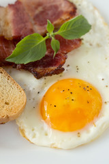 egg and bacon