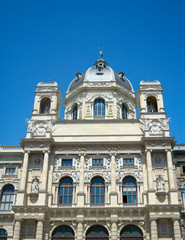 Entrance to Museum of Natural History of Vienna, Austria