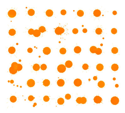 Orange Stain Spot Collection