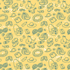 Obraz premium beach seamless