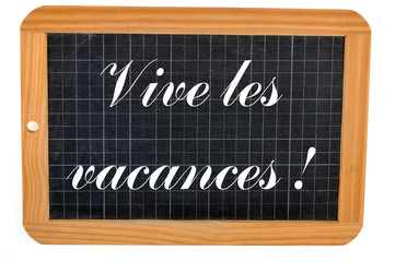 Obraz premium Vive les vacances