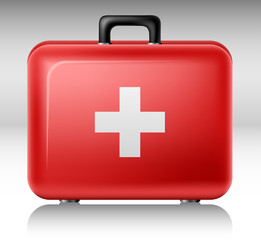 Obraz premium First aid box