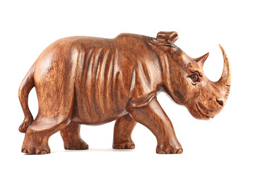 Obraz premium Rhinoceros rhino sculpture