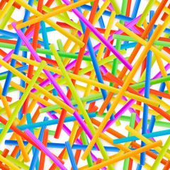 Seamless drinking straw background