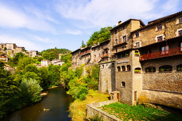 Fototapeta premium european town. Rupit, Spain