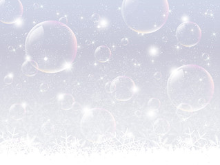 雪　クリスマス　背景