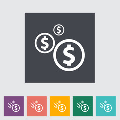 Obraz premium Dollar coin